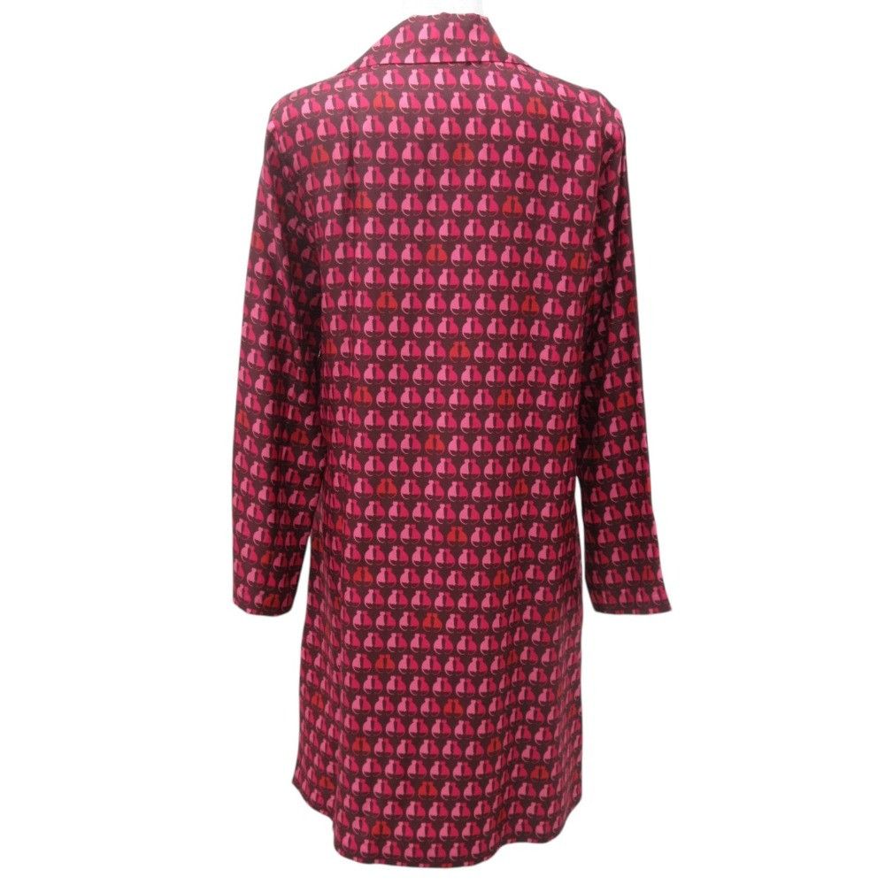 Max Mara MaxMara Max Mara STUDIO Cat Print Silk Dress Others Tops DUTY FREE for USA Size ONE SIZE - 3 Thumbnail