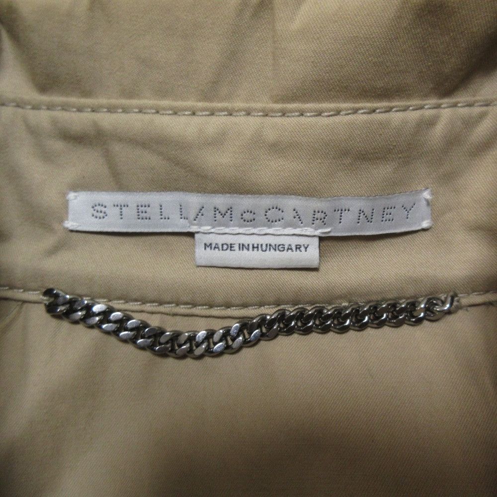 Stella McCartney Stella Mccartney Stella McCartney Elasticated waist cotton trench coat Cotton Outerwear 507336 DUTY FREE for USA Size ONE SIZE - 12 Thumbnail