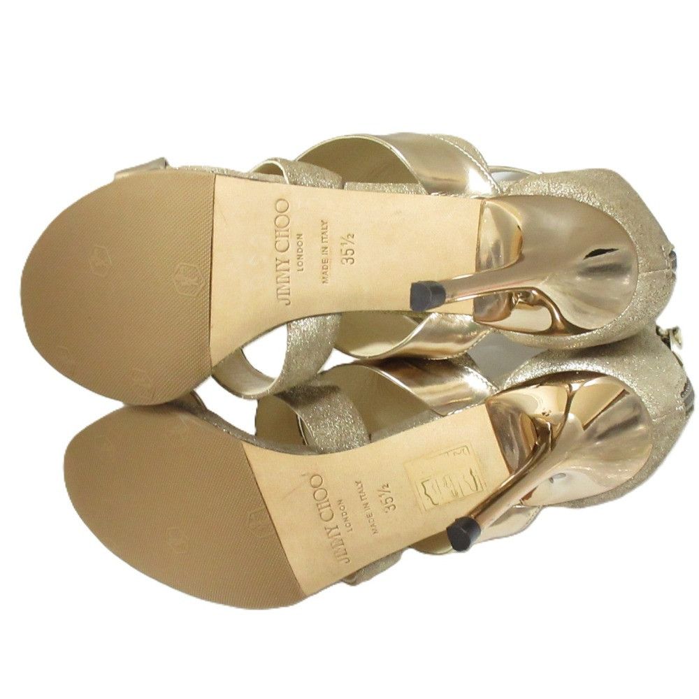 Jimmy Choo Jimmy Choo Jimmy Choo Leather Sandals Leather Shoes DUTY FREE for USA Size ONE SIZE - 7 Thumbnail