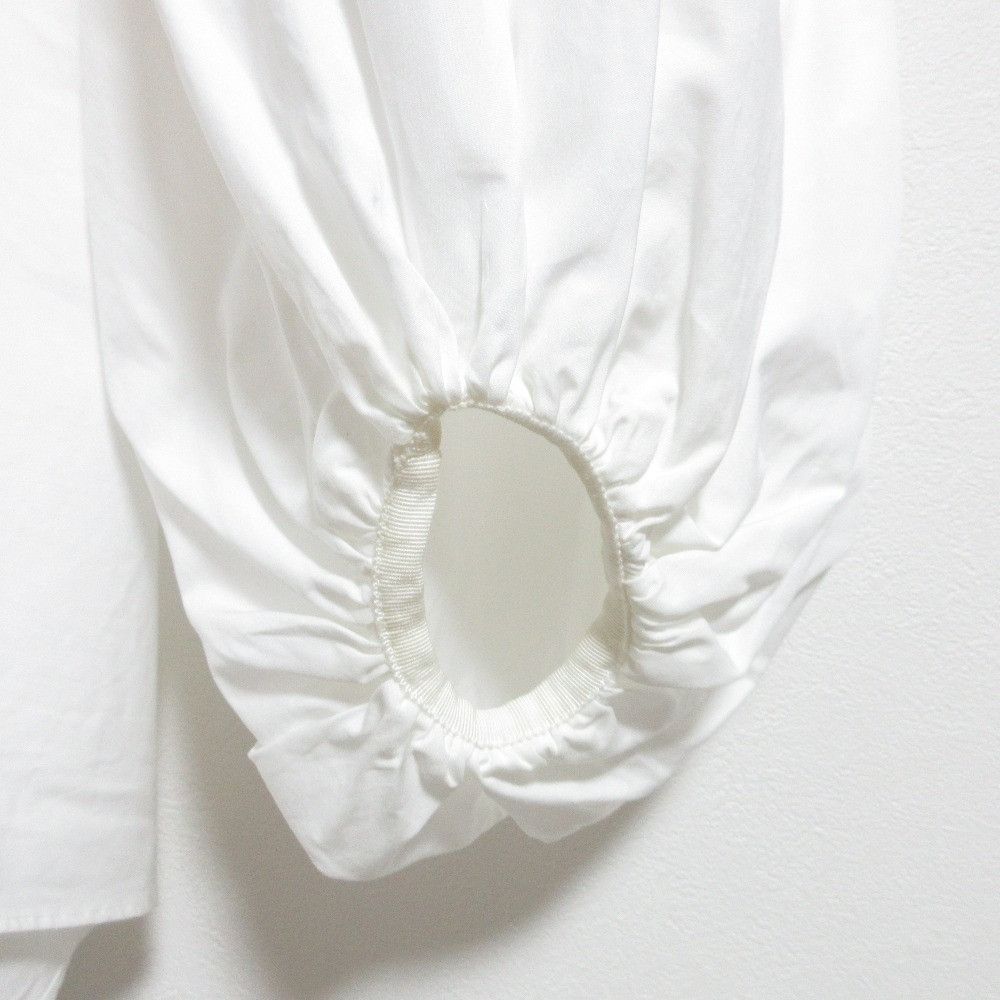 Other Other STRASBURGO Hidden Button Puff Sleeve Blouse Cotton Tops DUTY FREE for USA Size ONE SIZE - 12 Thumbnail