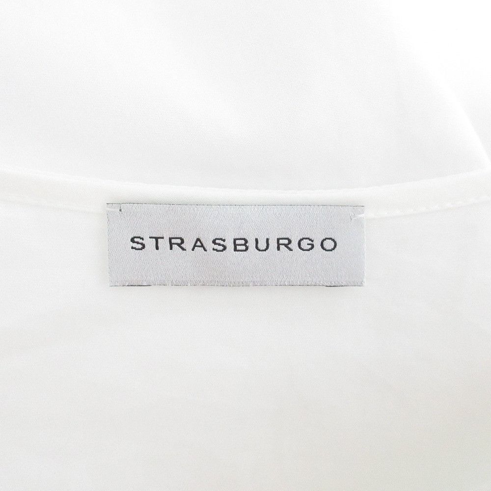 Other Other STRASBURGO Hidden Button Puff Sleeve Blouse Cotton Tops DUTY FREE for USA Size ONE SIZE - 5 Thumbnail