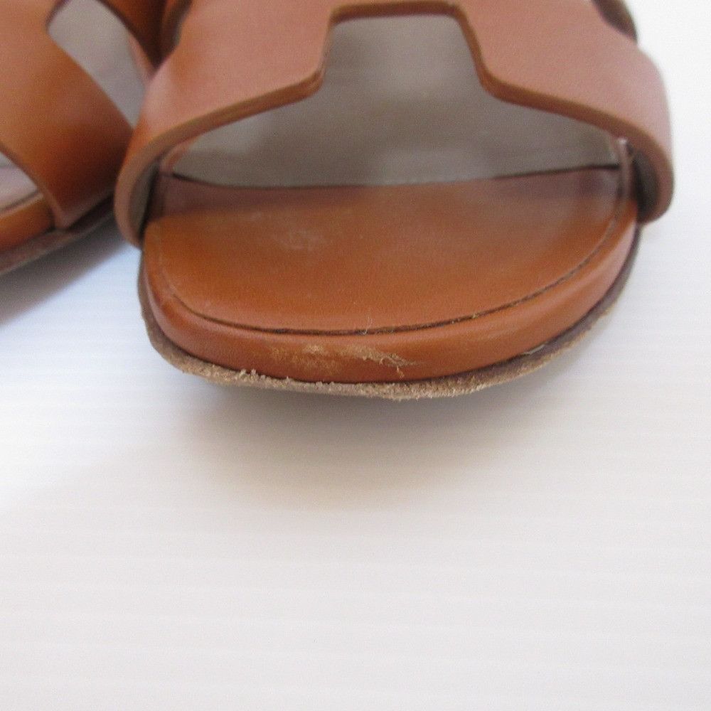 Hermes Hermes Hermes En Sandal Sandals Leather Shoes DUTY FREE for USA Size ONE SIZE - 9 Thumbnail