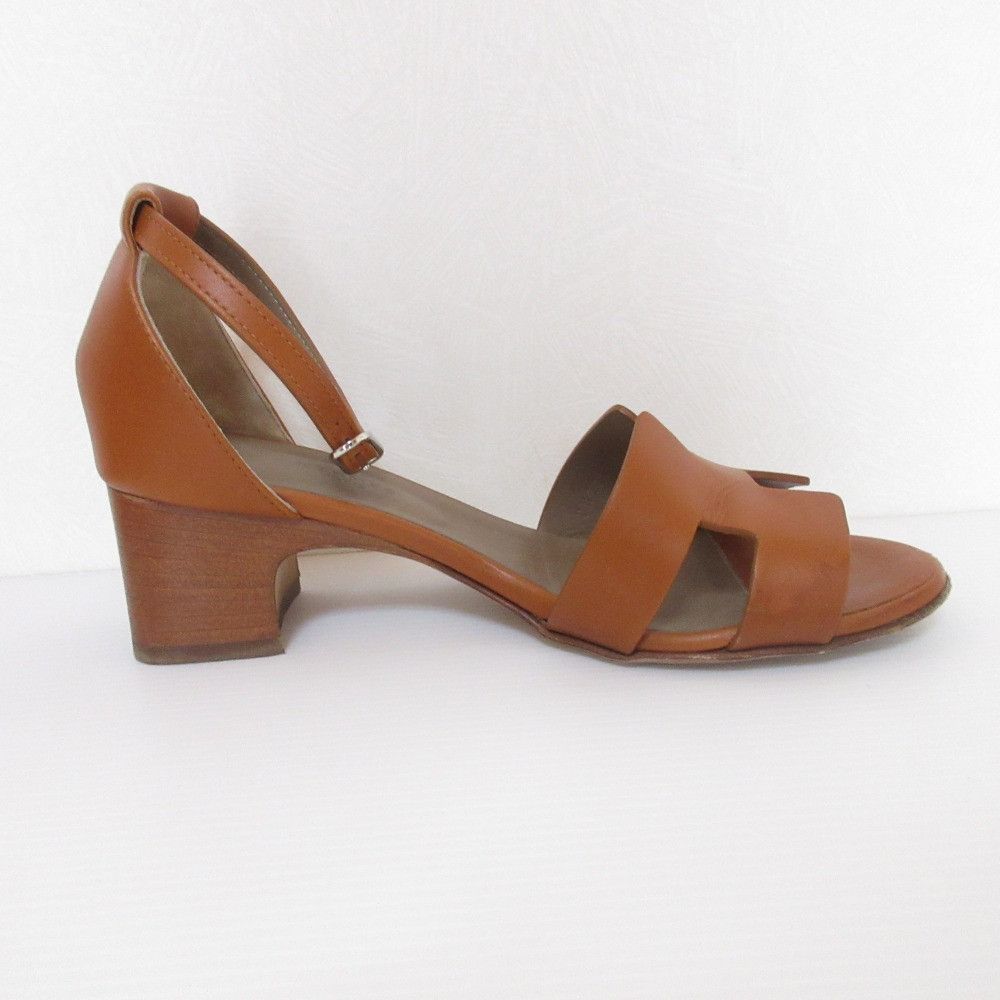 Hermes Hermes Hermes En Sandal Sandals Leather Shoes DUTY FREE for USA Size ONE SIZE - 4 Thumbnail