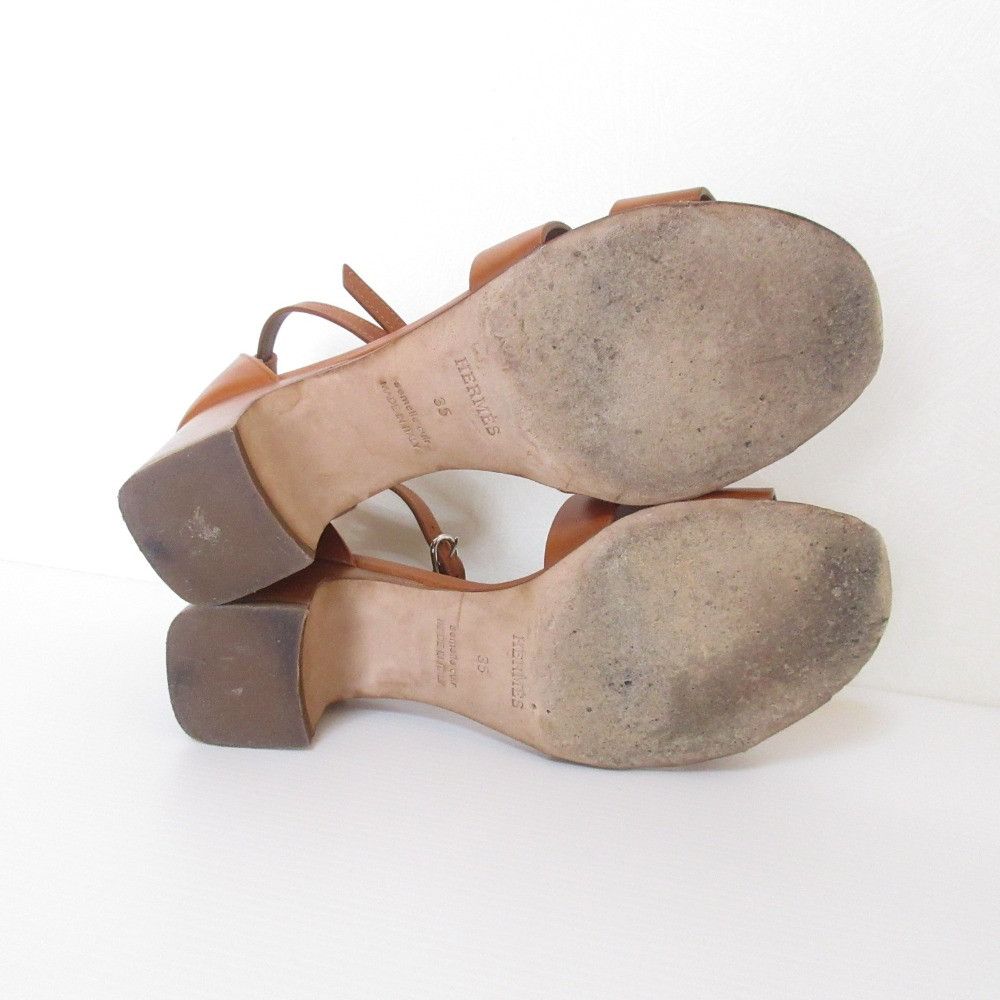 Hermes Hermes Hermes En Sandal Sandals Leather Shoes DUTY FREE for USA Size ONE SIZE - 6 Thumbnail
