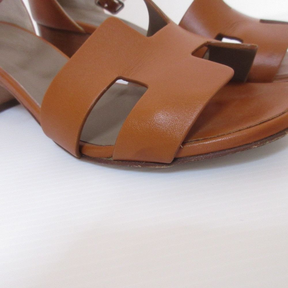 Hermes Hermes Hermes En Sandal Sandals Leather Shoes DUTY FREE for USA Size ONE SIZE - 13 Thumbnail