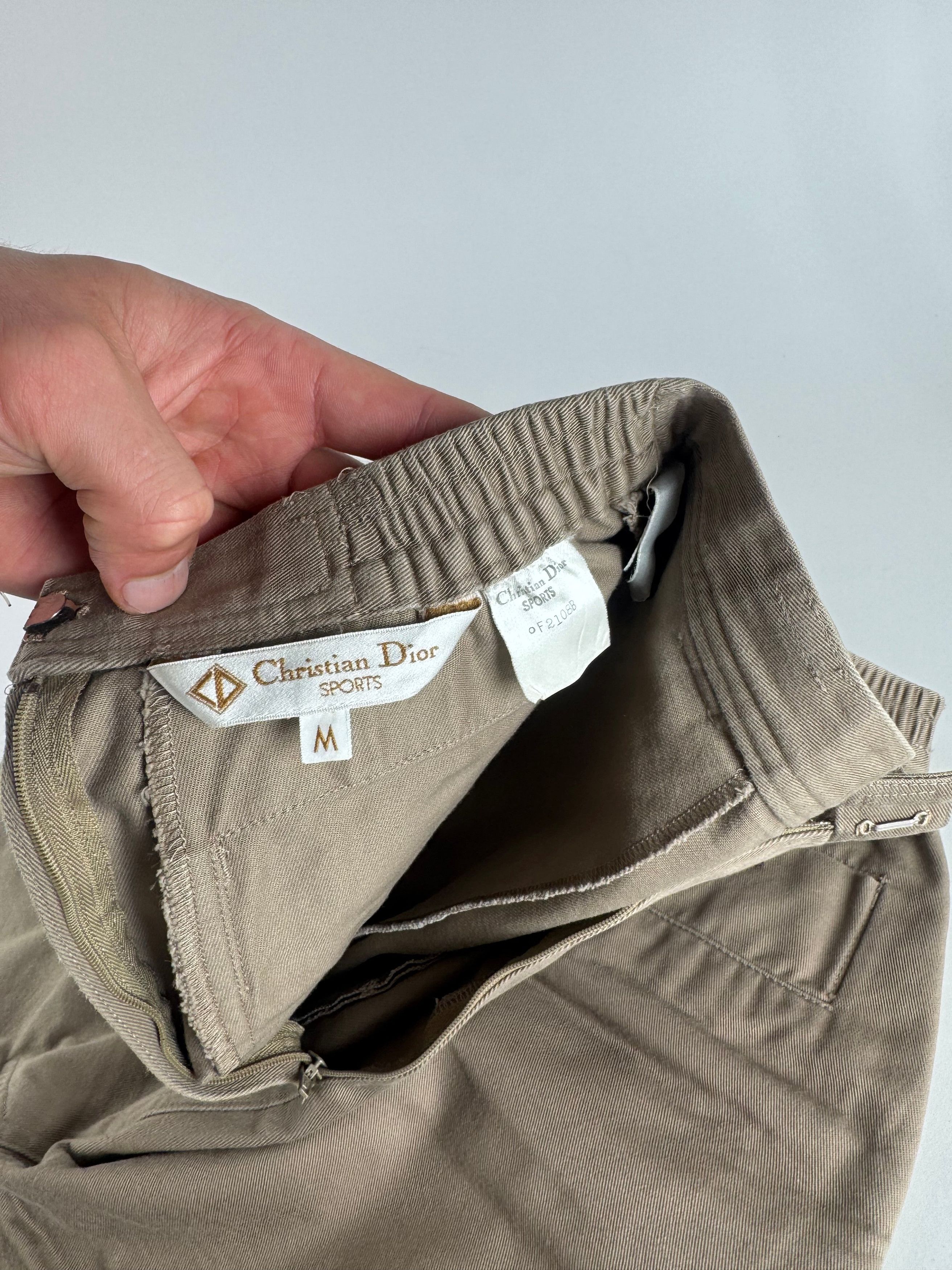 Dior Vintage Wool Golf Skirt Brown M Size 30" / US 8 / IT 44 - 11 Thumbnail