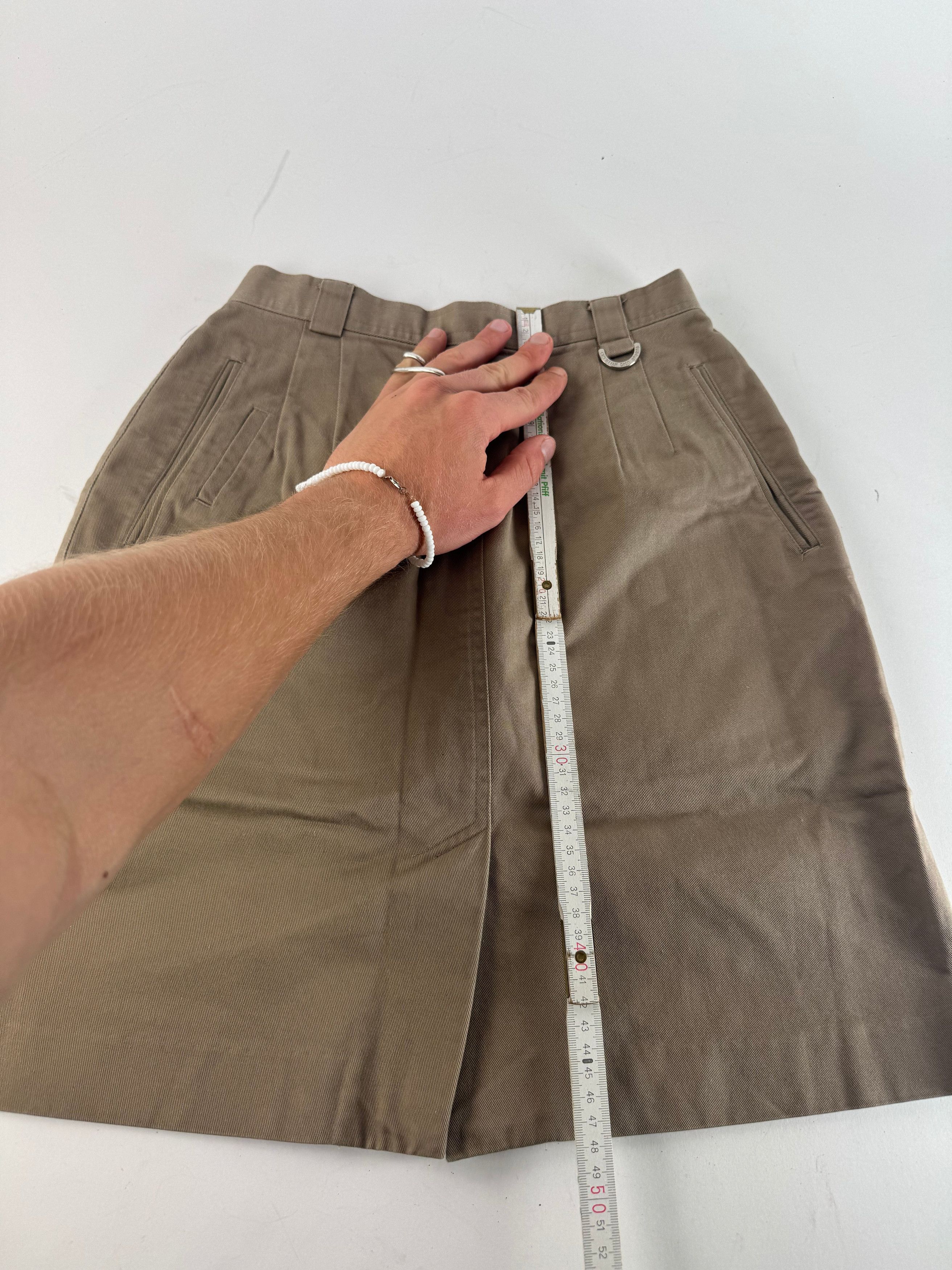 Dior Vintage Wool Golf Skirt Brown M Size 30" / US 8 / IT 44 - 8 Thumbnail
