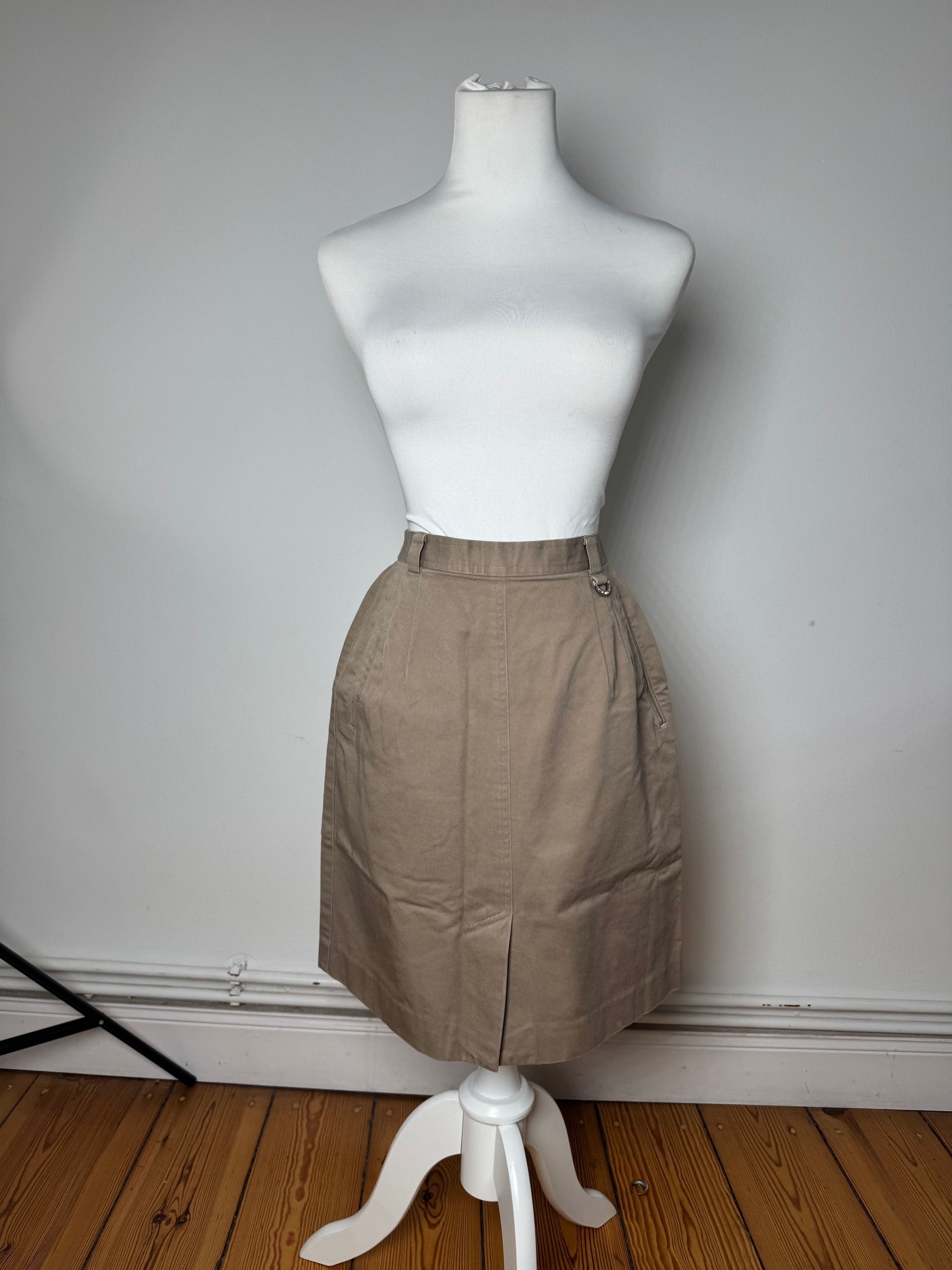Dior Vintage Wool Golf Skirt Brown M Size 30" / US 8 / IT 44 - 7 Thumbnail