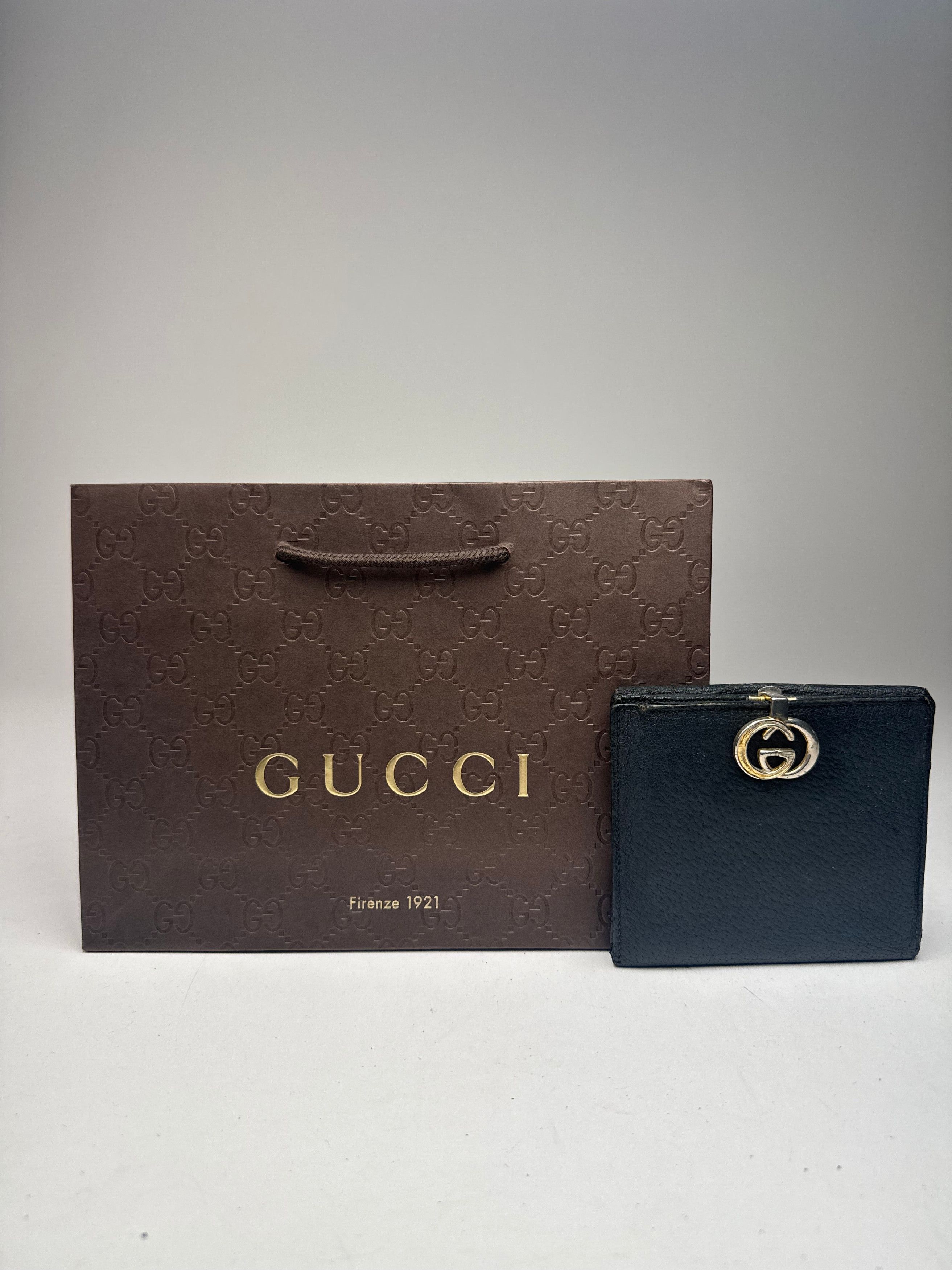 Gucci Vintage Leather Wallet black Size ONE SIZE - 3 Thumbnail