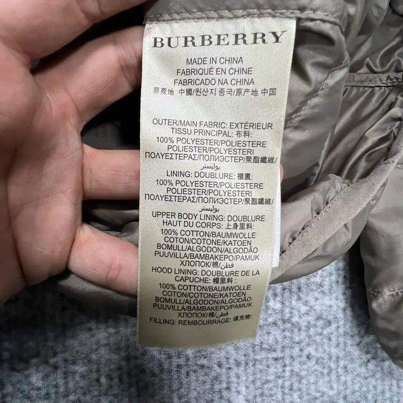 Burberry Burberry Men's Coffee Puffer Jacket Size L Size US L / EU 52-54 / 3 - 4 Thumbnail