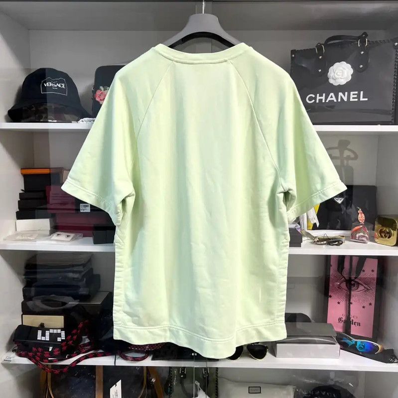 Burberry Burberry Mint Green Cotton Short Sleeve Top Size US L / EU 52-54 / 3 - 3 Thumbnail