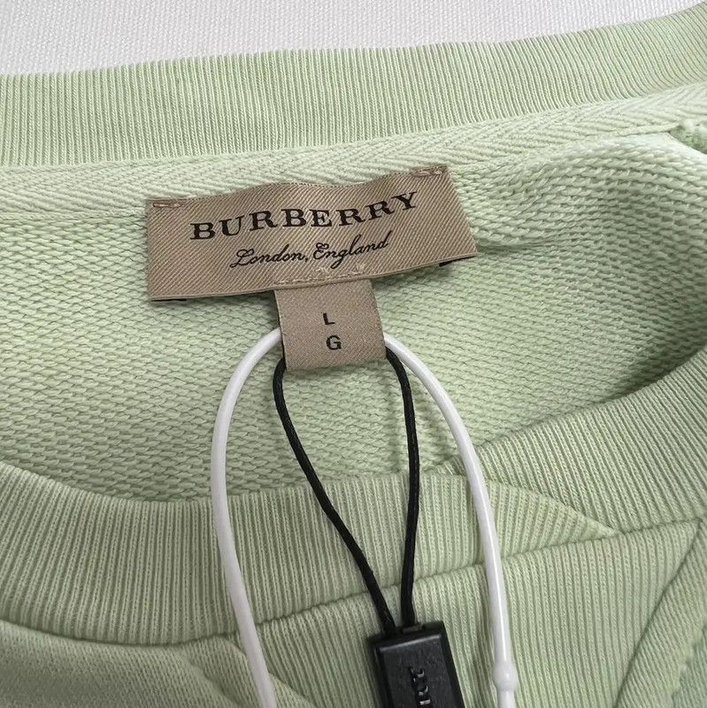 Burberry Burberry Mint Green Cotton Short Sleeve Top Size US L / EU 52-54 / 3 - 4 Thumbnail