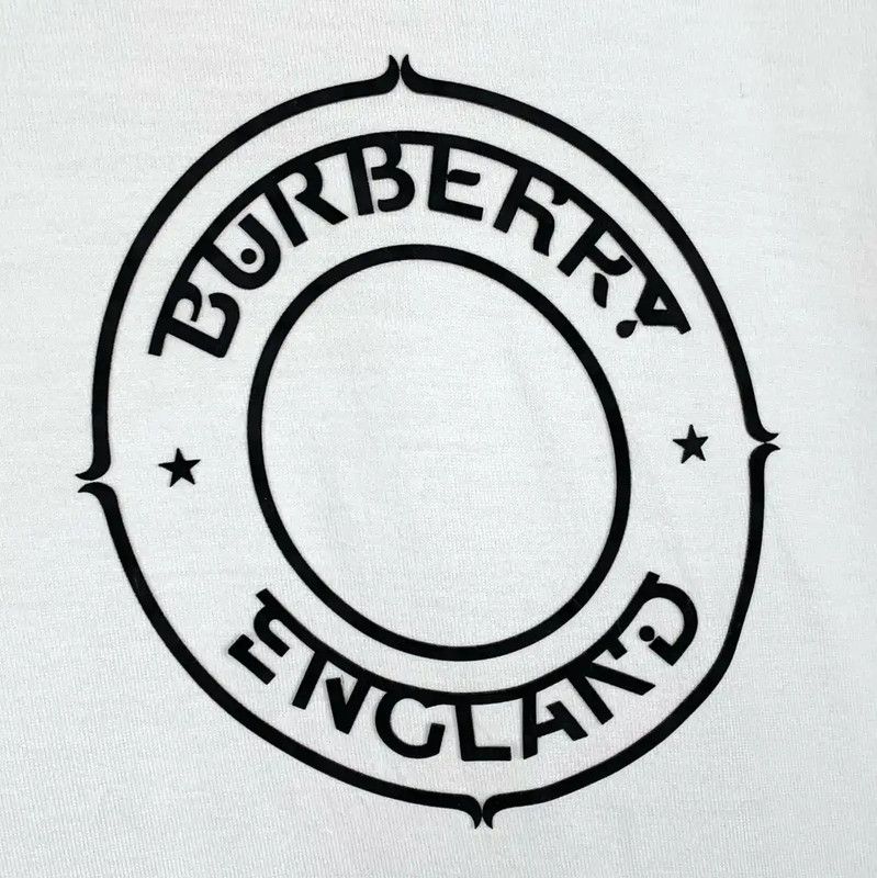 Burberry Burberry White Cotton Men's T-Shirt Size US S / EU 44-46 / 1 - 4 Thumbnail