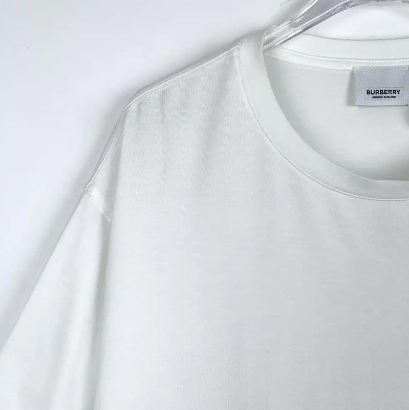 Burberry Burberry White Cotton Men's T-Shirt Size US S / EU 44-46 / 1 - 3 Thumbnail