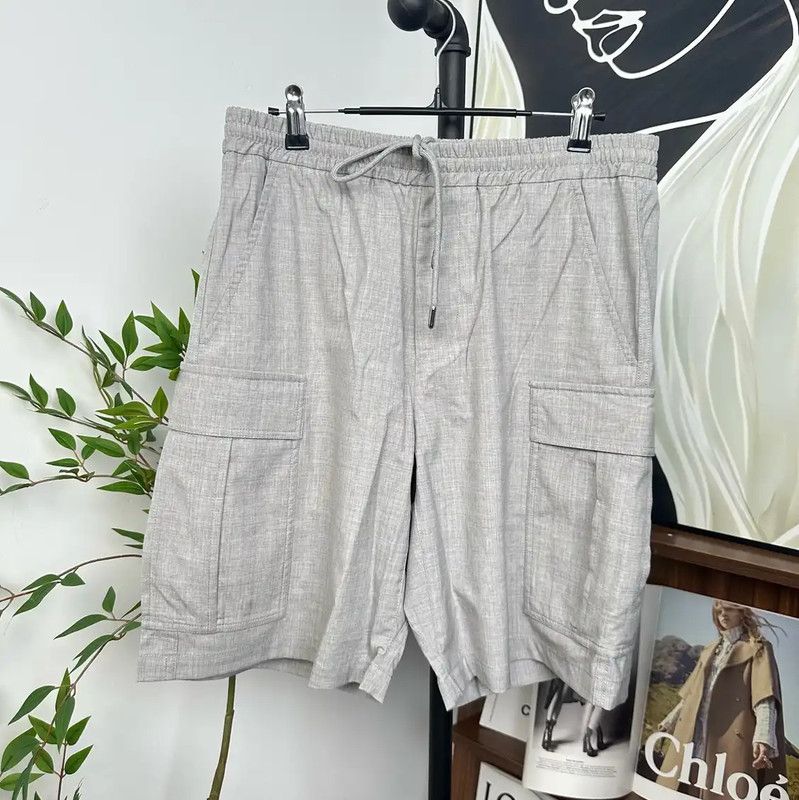 Burberry Burberry Gray Cotton Men's Summer Shorts Size US 32 / EU 48 - 4 Thumbnail