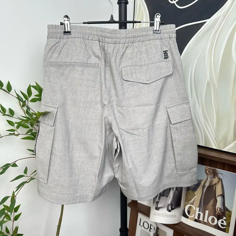 Burberry Burberry Gray Cotton Men's Summer Shorts Size US 32 / EU 48 - 2 Thumbnail