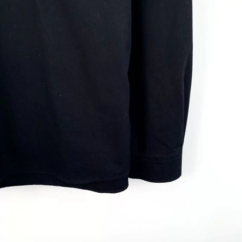 Burberry Burberry Black Cotton Long Sleeve Men's Shirt Size US L / EU 52-54 / 3 - 5 Thumbnail