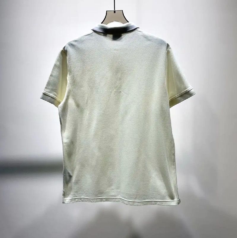Burberry Burberry Men's Polo in Cream Cotton Size US L / EU 52-54 / 3 - 2 Thumbnail