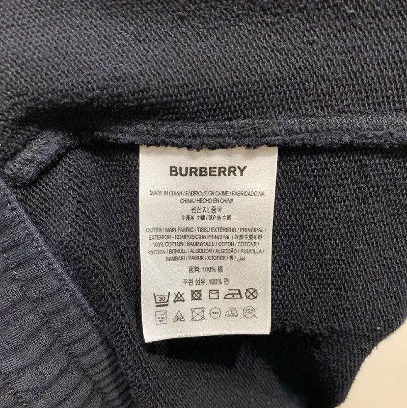 Burberry Burberry Black Cotton Casual Pants for Men Size US 32 / EU 48 - 5 Thumbnail