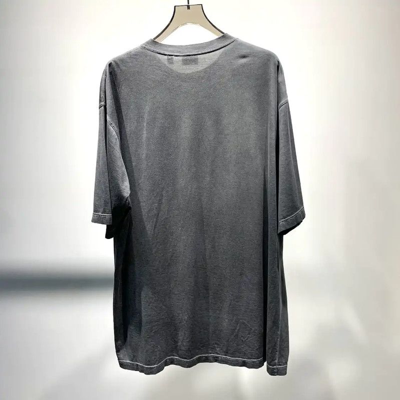 Burberry Burberry Gray Cotton Men's T-Shirt Size US L / EU 52-54 / 3 - 6 Thumbnail
