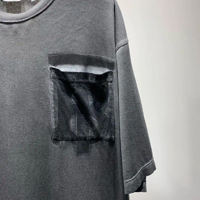 Burberry Burberry Gray Cotton Men's T-Shirt Size US L / EU 52-54 / 3 - 5 Thumbnail