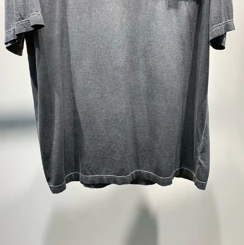Burberry Burberry Gray Cotton Men's T-Shirt Size US L / EU 52-54 / 3 - 4 Thumbnail