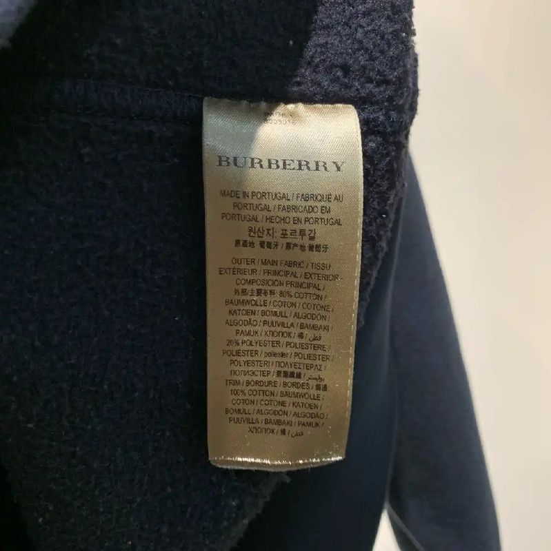 Burberry Burberry Black Cotton Men’s Sweatshirt Size US M / EU 48-50 / 2 - 7 Thumbnail