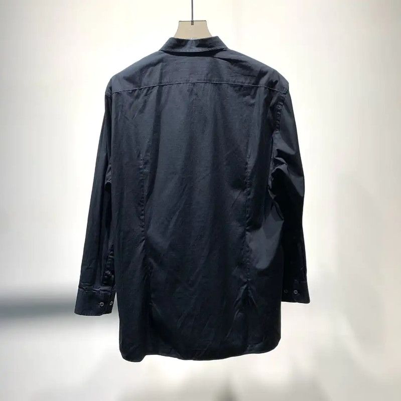 Burberry Burberry Black Cotton Long Sleeve Shirt XL Size US XL / EU 56 / 4 - 8 Thumbnail