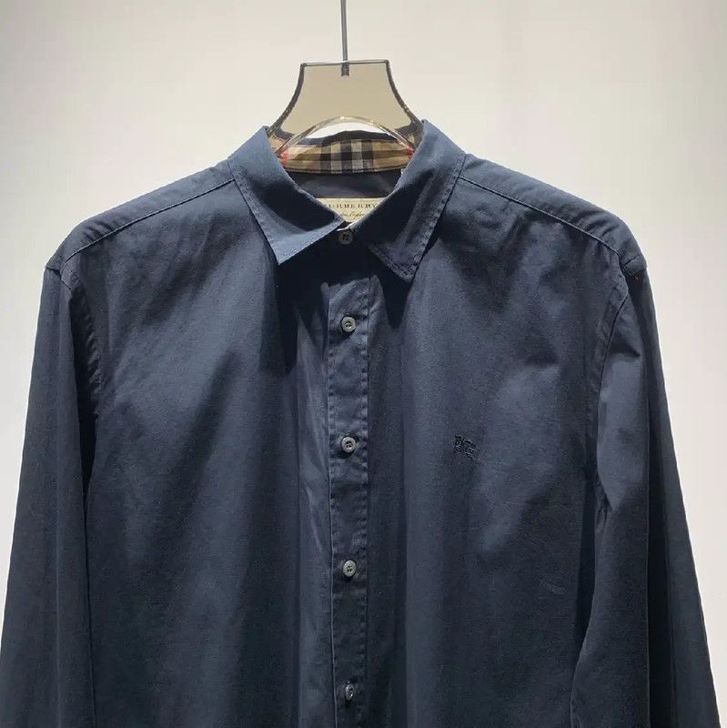 Burberry Burberry Black Cotton Long Sleeve Shirt XL Size US XL / EU 56 / 4 - 3 Thumbnail