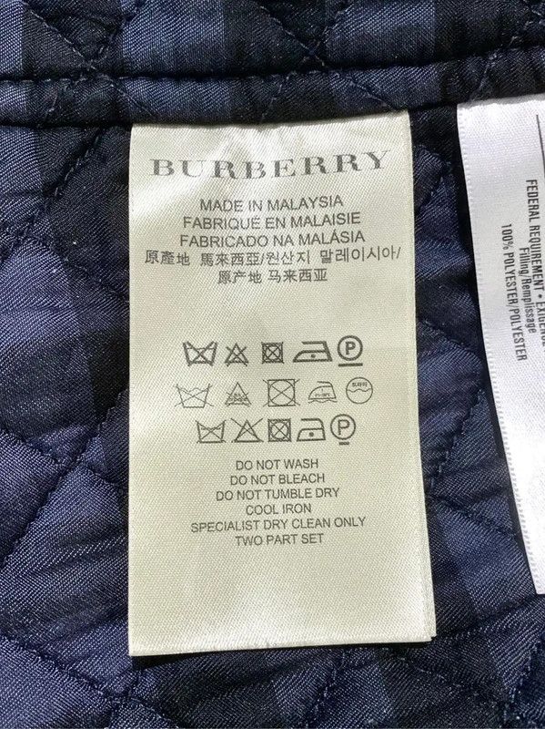 Burberry Burberry Navy Cotton Men's Outerwear Jacket Size US S / EU 44-46 / 1 - 6 Thumbnail