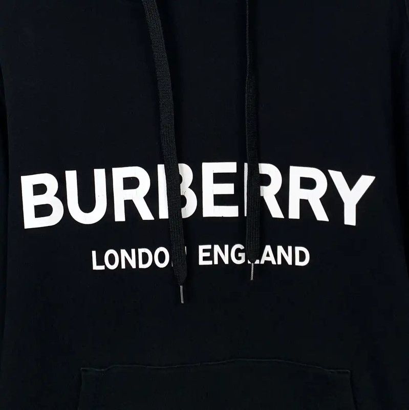 Burberry Burberry Black Cotton Hooded Sweatshirt for Men Size US S / EU 44-46 / 1 - 4 Thumbnail