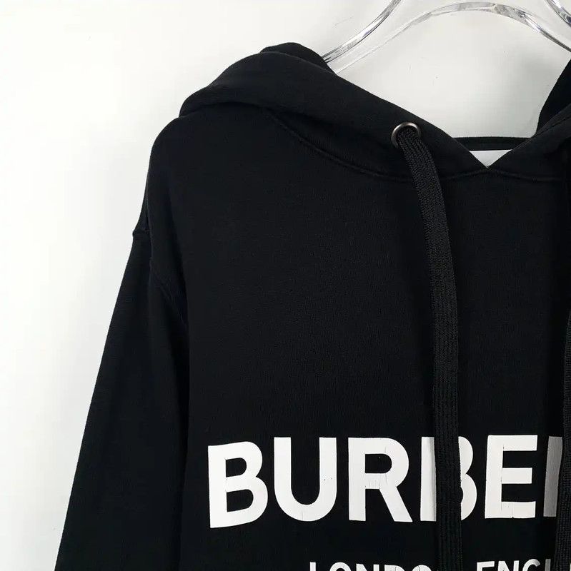 Burberry Burberry Black Cotton Hooded Sweatshirt for Men Size US S / EU 44-46 / 1 - 3 Thumbnail