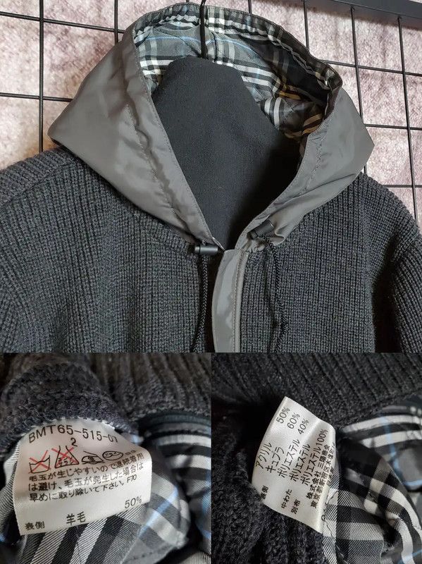 Burberry Burberry Dark Gray Wool Blend Knit Cardigan Size US M / EU 48-50 / 2 - 3 Thumbnail