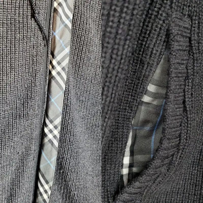 Burberry Burberry Dark Gray Wool Blend Knit Cardigan Size US M / EU 48-50 / 2 - 6 Thumbnail