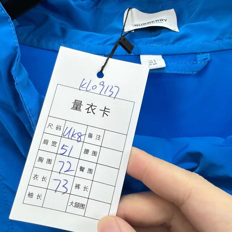 Burberry Burberry Long Sleeve Blue Jacket for Men Size US L / EU 52-54 / 3 - 7 Thumbnail