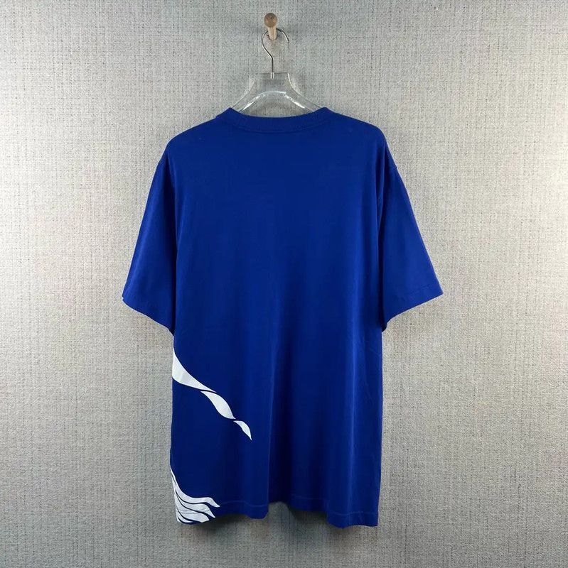 Burberry Burberry Men's Blue Cotton Graphic T-Shirt Size US XXL / EU 58 / 5 - 2 Thumbnail