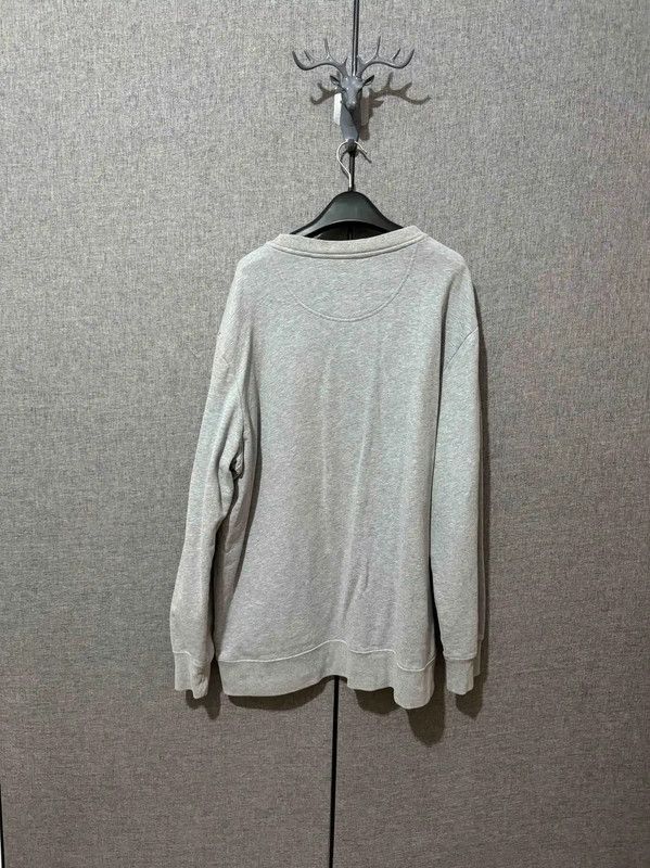 Burberry Burberry Gray Embroidered Logo Sweatshirt for Men Size US XL / EU 56 / 4 - 2 Thumbnail