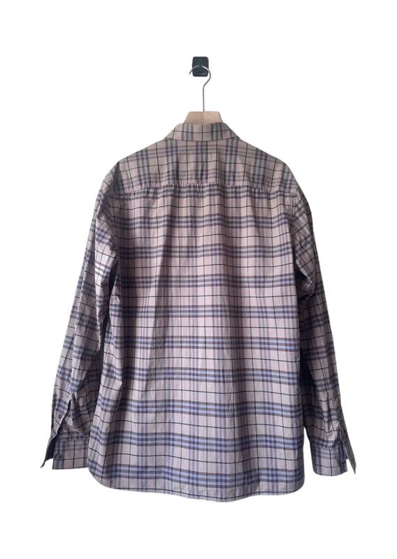 Burberry Burberry Spring Autumn Khaki Check Shirt Size US L / EU 52-54 / 3 - 2 Thumbnail
