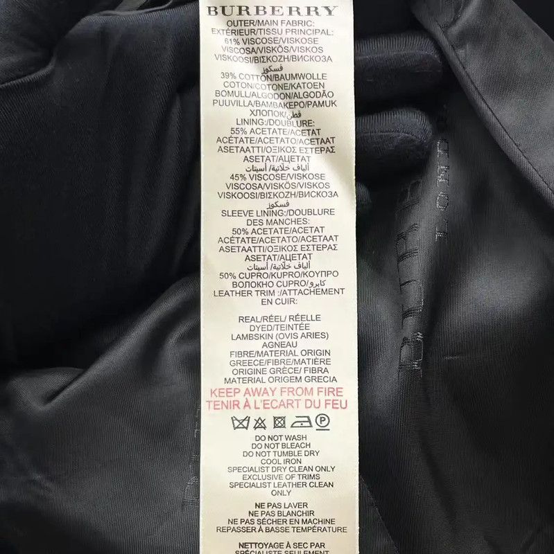 Burberry Burberry Black Wool Blend Short Peacoat Size US XS / EU 42 / 0 - 4 Thumbnail