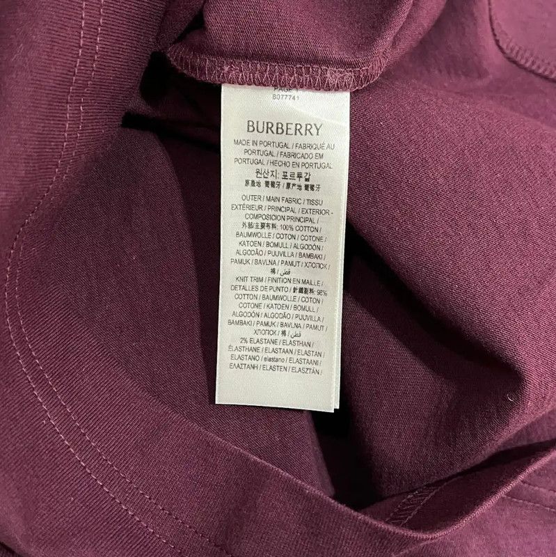 Burberry Burberry Men's Short Sleeve T-Shirt in Red Size US S / EU 44-46 / 1 - 7 Thumbnail