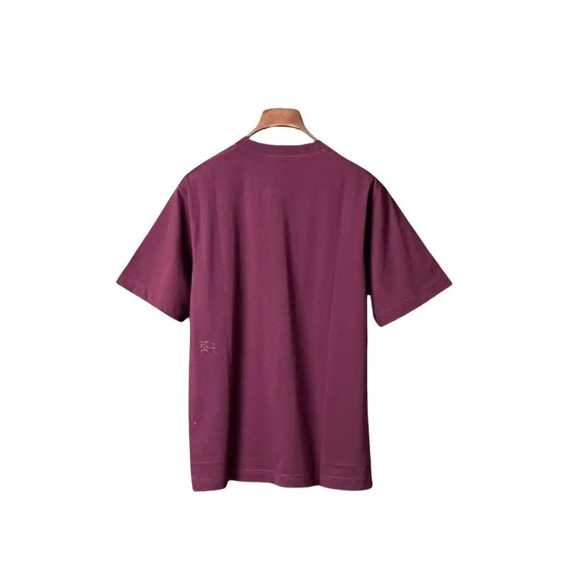Burberry Burberry Men's Short Sleeve T-Shirt in Red Size US S / EU 44-46 / 1 - 2 Thumbnail
