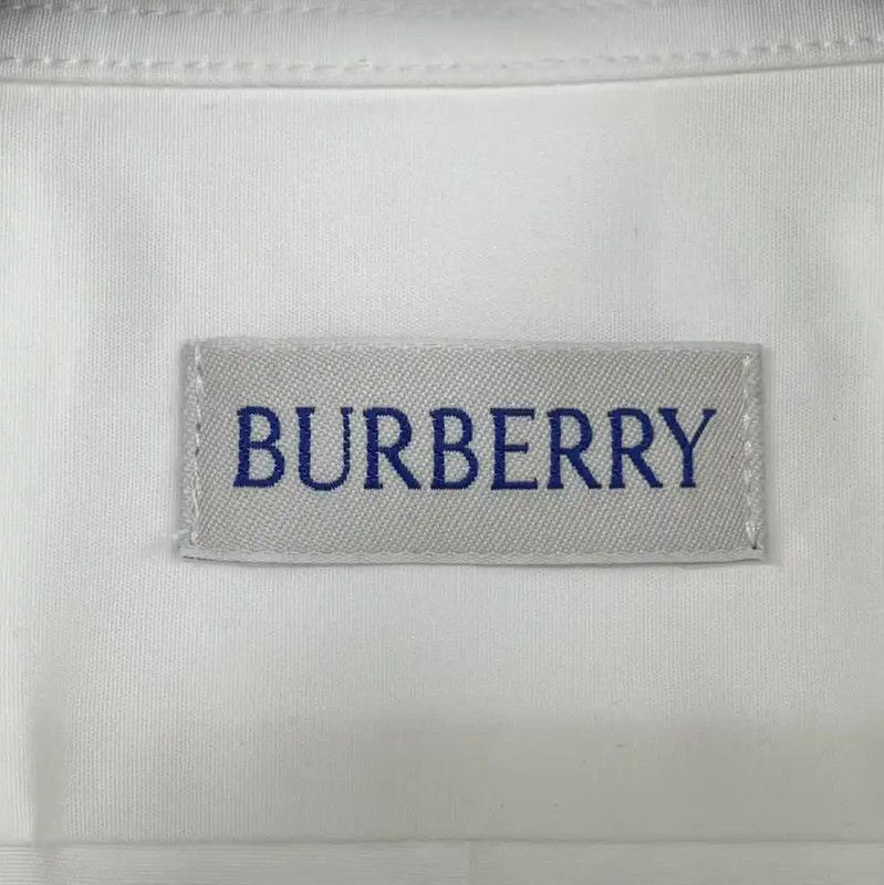 Burberry Men's White Long Sleeve Shirt