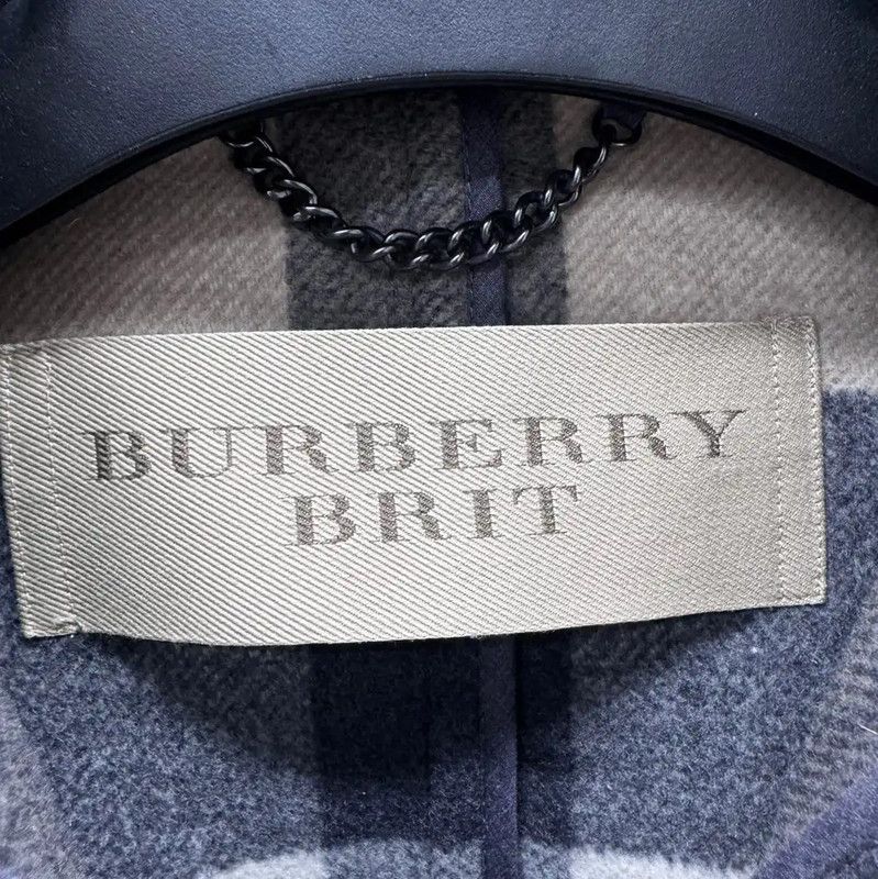 Burberry Burberry Gray Men's Duffle Coat Size US L / EU 52-54 / 3 - 3 Thumbnail