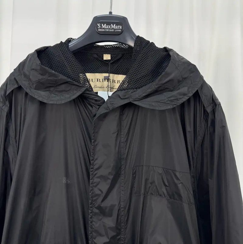 Burberry Burberry XXL Black Logo Long Trench Coat Size US XXL / EU 58 / 5 - 3 Thumbnail