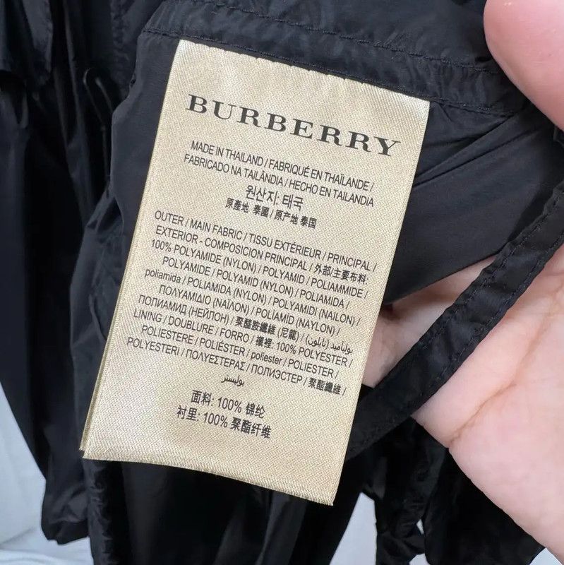 Burberry Burberry XXL Black Logo Long Trench Coat Size US XXL / EU 58 / 5 - 6 Thumbnail