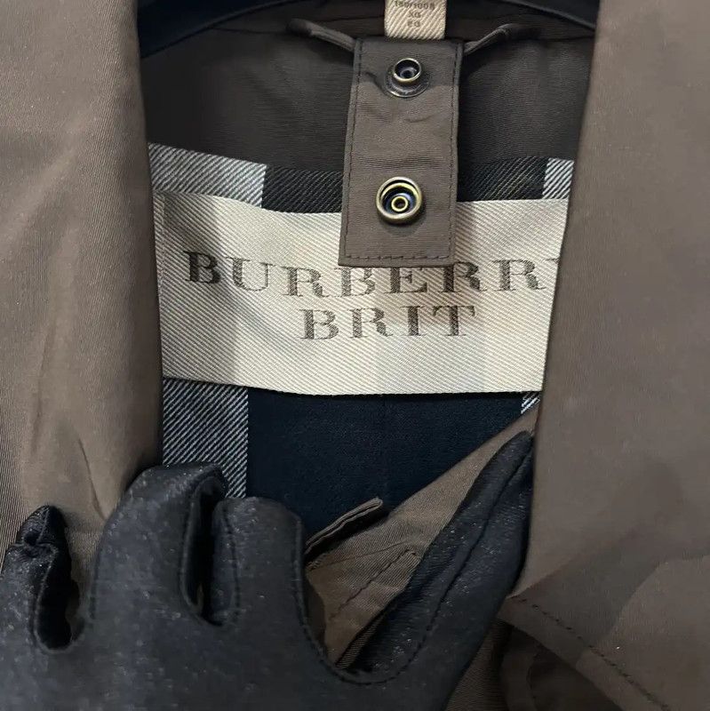Burberry Burberry Brown Polyester Men's Trench Coat Size US XXL / EU 58 / 5 - 4 Thumbnail