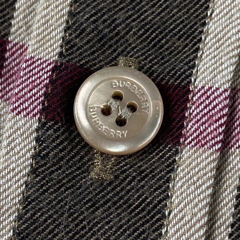 Burberry Burberry Beige Cotton Long Sleeve Shirt Size US XL / EU 56 / 4 - 3 Thumbnail