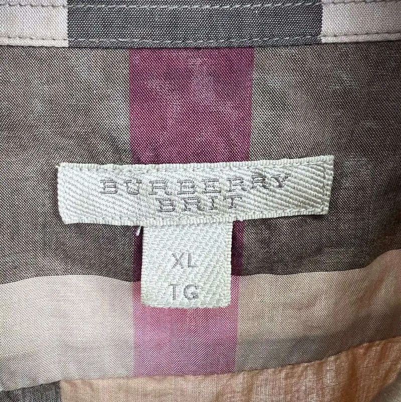 Burberry Burberry Khaki Cotton Long Sleeve Shirt Size US XL / EU 56 / 4 - 3 Thumbnail