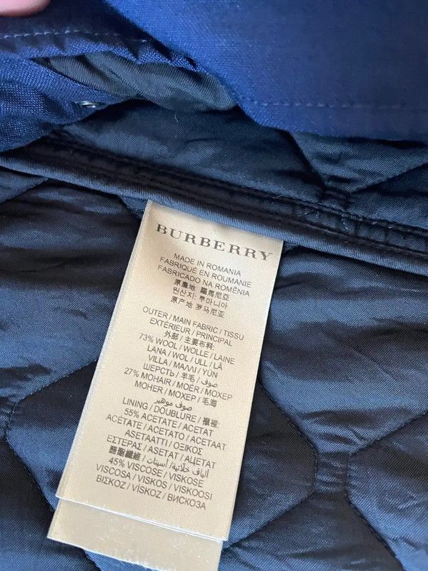 Burberry Burberry Blue Quilted Utility Jacket for Men Size US L / EU 52-54 / 3 - 4 Thumbnail