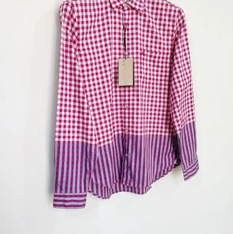 Burberry Burberry Pink Cotton Long Sleeve Shirt Size US XXL / EU 58 / 5 - 2 Thumbnail